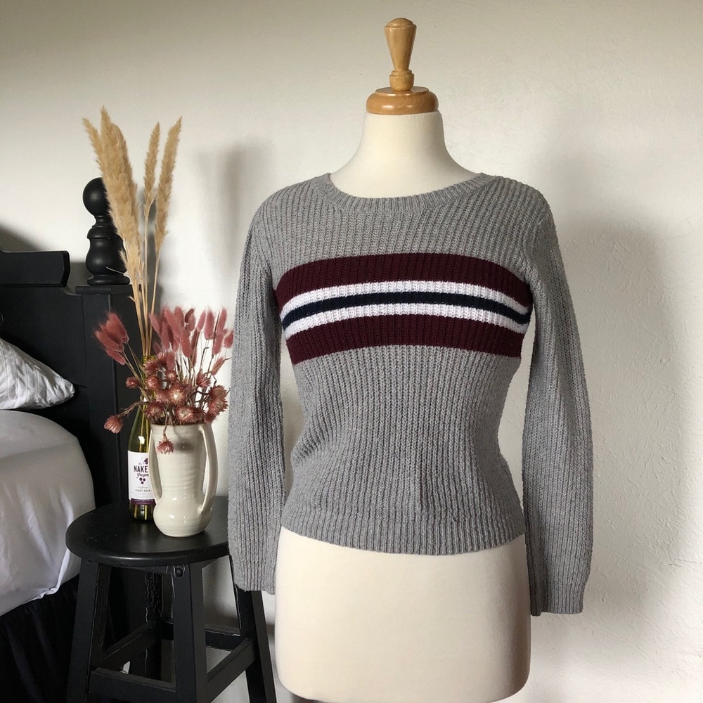 WOVEN HEART Knit Sweater